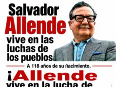 Salvador Allende vive en las luchas de los pueblos