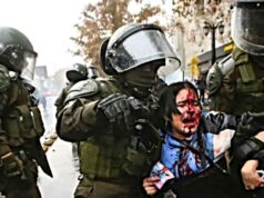 Chile – Brutal represión policial en marcha contra el ajuste gubernamental
