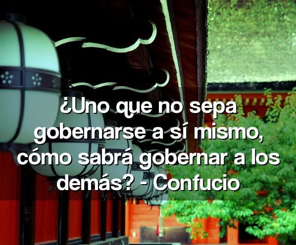 gobernar Confucio
