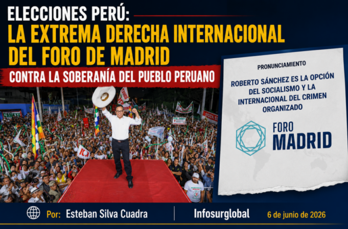 Elecciones Perú: La extrema derecha internacional del Foro de Madrid contra la soberanía del pueblo peruano Por Esteban Silva Cuadra