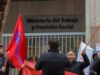 Bajo la lluvia Central Clasista rechaza las reformas laborales del Gobierno de Kast