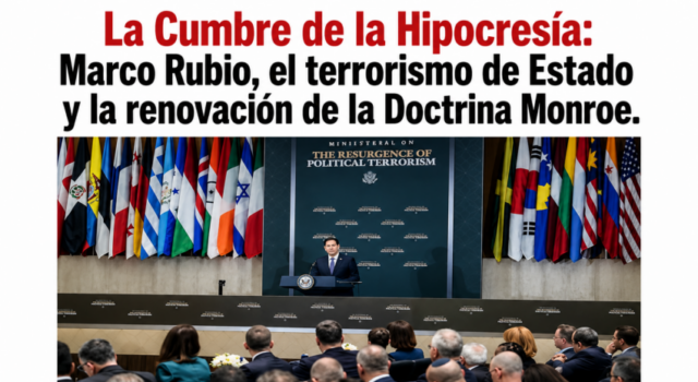 La Cumbre de la Hipocresía: Marco Rubio, el terrorismo de Estado y la renovación de la Doctrina Monroe