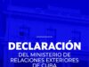 Cuba – Enérgico rechazo a nueva campaña calumniosa del Departamento de Estado