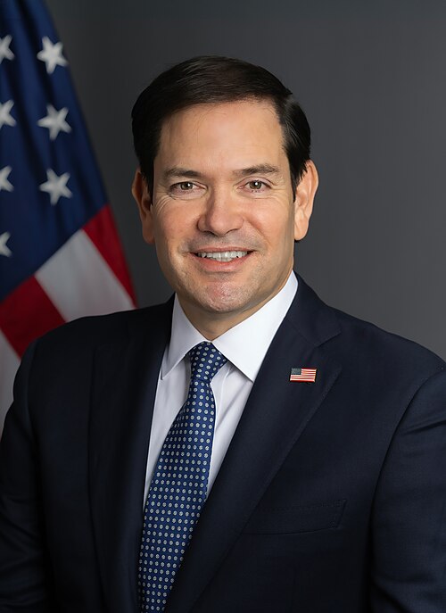 Official portrait of Secretary Marco Rubio. (Official State Department photo)