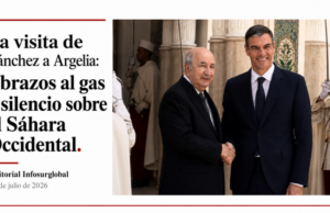 La visita de Sánchez a Argelia: Abrazos al gas y silencio sobre el Sáhara Occidental
