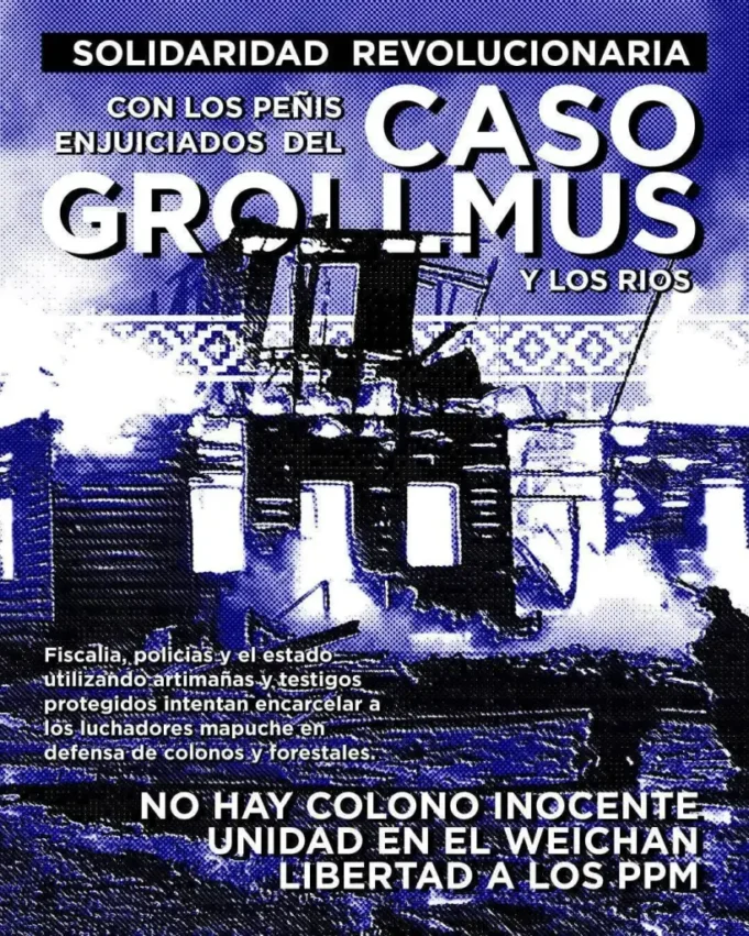 Wallmapu – Comuneros mapuche de caso Grollmus y Los Ríos llaman a solidarizar con lucha por sus derechos