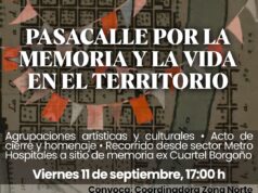 Chile – Santiago norte 11 de Septiembre pasacalles