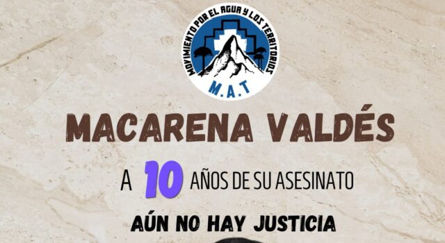 Chile – A diez años de la muerte de Macarena Valdés
