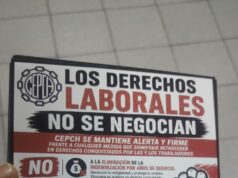 Chile – Sindicalistas rechazan propuesta laboral de Kast entregando volantes en el Metro