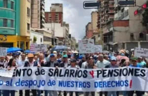 Venezuela – Trabajadores marchan para exigir salarios y pensiones dignas