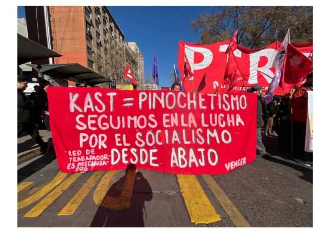 De Pinochet a Kast, 53 años de represión de un estado patronal contra la clase trabajadora