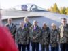 Jefes de Estado y de Gobierno de la UE con chaquetas militares en la Cumbre del Ártico