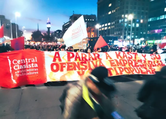 protestas contra Foro Madrid