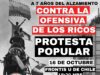 A 7 AÑOS DEL ALZAMIENTO DE OCTUBRE CONTRA LA OFENSIVA DE LOS RICOS ¡PROTESTA POPULAR!