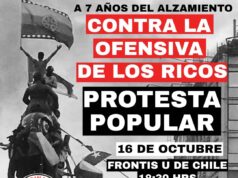 A 7 AÑOS DEL ALZAMIENTO DE OCTUBRE CONTRA LA OFENSIVA DE LOS RICOS ¡PROTESTA POPULAR!
