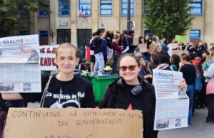 ¡Contra Macron y sus políticas capitalistas! ¡Estudiantes de primaria, universitarios y trabajadores podemos cambiar la situación!