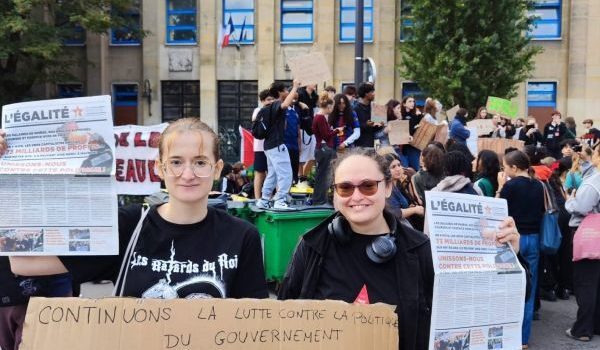 ¡Contra Macron y sus políticas capitalistas! ¡Estudiantes de primaria, universitarios y trabajadores podemos cambiar la situación!