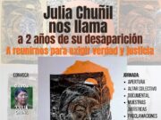 Chile – A 2 años de la desaparición de Julia Chuñil